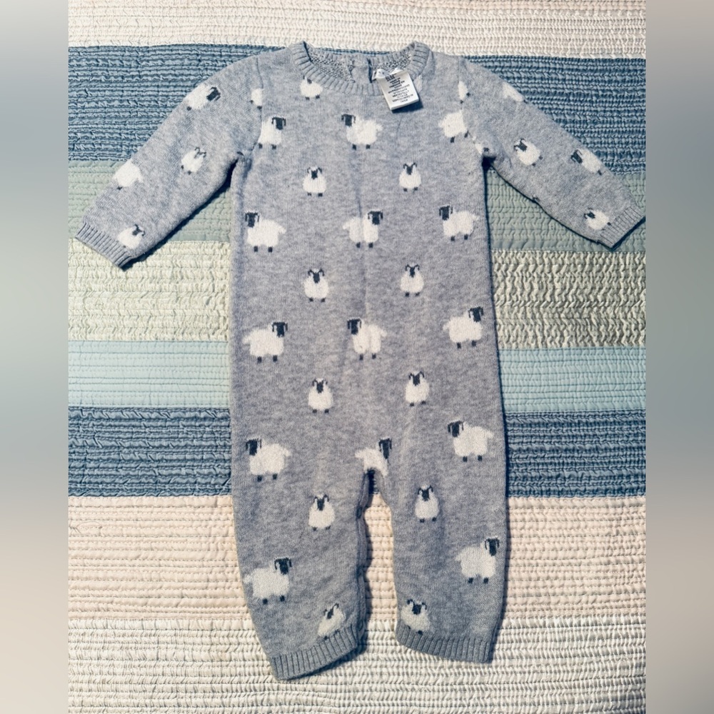 Max Studio Baby Lamb Sweater Romper